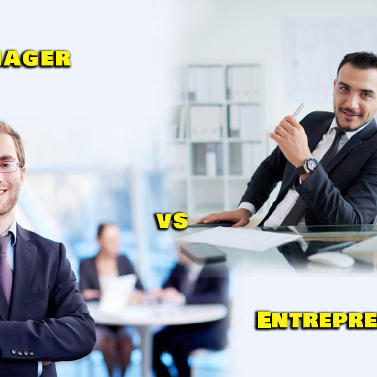 Girişimci vs Yönetici entrepreneur vs manager executive